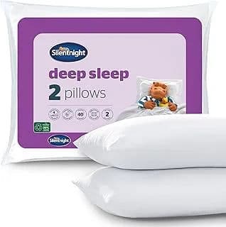 Silentnight djupsömnkudde 2-pack – hypoallergen, maskintvättbar, medium stöd