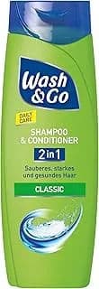 Wash & Go Veganskt 2-i-1 Schampo & Balsam 400ml