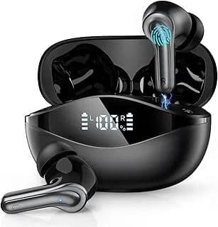 BKXCHA Trådlösa Bluetooth 5.4 Hörlurar, Lång Batteritid